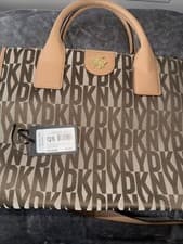 Image of DKNY CAROL TOTE CHINO CASHEW BAG WOMENS NEW WITH TAGS