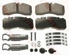 Image of BRAKE PAD SET, DISC BRAKE FOR IVECO EUROCARGO I-III EUROFIRE TRW GDB5072