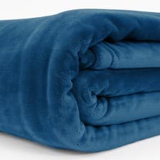 Image of Extra Large Fleece Blanket Super Soft Reversible Bed Sofa Throw Double & King