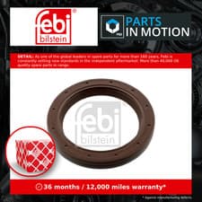 Image of Crankshaft Oil Seal fits VAUXHALL CORSA B, C, D Front 1.0 1.2 1.4 1996 on Febi