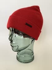 Image of New Men’s Tommy Hilfiger Apple Red Acrylic Cuffed Beanie