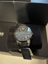 Image of Emporio Armani Chronograph Black Ceramic Watch AR1451