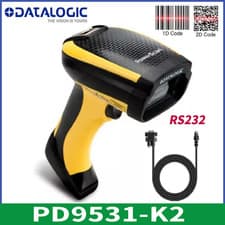 Image of Datalogic PowerScan PD9531-K2 Handheld 2D Imager Barcode Scanner W/ RS-232 Cable