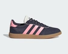 Image of Adidas originals Women's BREAKNET SLEEK Sneakers Shadow Navy / Pink Spark IH5467