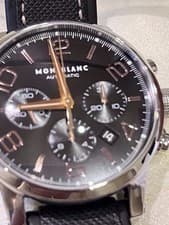 Image of Montblanc Timewalker Chronograph Men’s S/Steel Black Dial 43mm Automatic