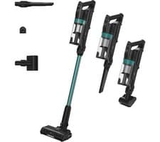 Image of Hoover Cordless Vacuum Cleaner with Anti Hair Wrap, Turquoise - HF1+ Pet