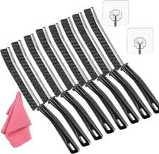 Image of 8 pcs Crevice Cleaning Brush Groove Gap Cleaning Brush Thin Brushes