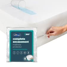 Image of Silentnight Complete Waterproof Mattress Encasement Protector Zipped Full Cover