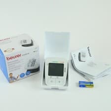 Image of Beurer BC21 Speaking Blood Pressure Wrist Monitor Multiple Languages Bluetooth