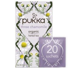 Image of Pukka Herbs Three Chamomile Herbal Tea 20 bag