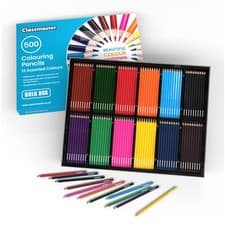Image of Classmaster Assorted Colouring Pencils - Classpack of 500