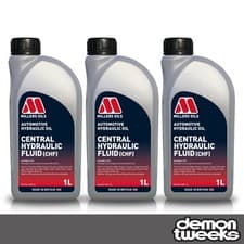 Image of 3 x Millers Oils Central Hydraulic Fluid (CHF) - 1L (Anti Corrosion / Long Life)