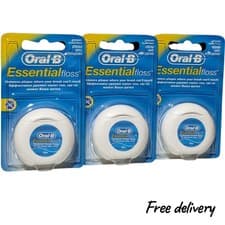 Image of Oral-B Essential Dental Floss - 50m x 3