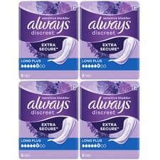 Image of Always Discreet Long Plus Pads 8 -Pack-4