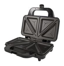 Image of Quest 2-Slice Deep Fill Sandwich Toastie Maker / Stainless Steel / Non-Stick