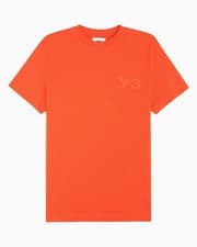 Image of  Y-3 Yohji Yamamoto Adidas Classic Logo Women's T-Shirt Cotton Orange XS GV0318