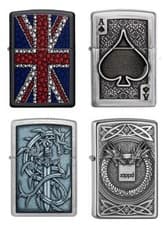Image of Zippo Lighter Windproof Refillable Choice of Designs