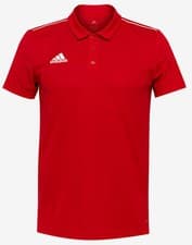 Image of Adidas Polo Shirt Boys Youths Polyester Climalite Core 18 Brand New 100% Genuine