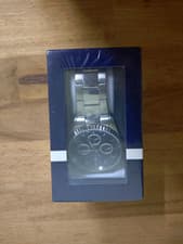 Image of Maserati Mens R8853100030 Competizione Blue IP Bracelet Watch
