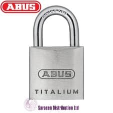 Image of ABUS TITALIUM PADLOCK 30mm KEYED, STANDARD SHACKLE - 64TI/30