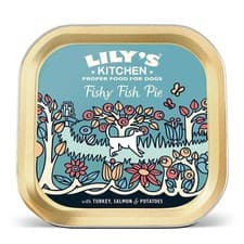 Image of Dog Wet Food Fishy Fish Pie Recipe Lily’s Kitchen 10 x 150g