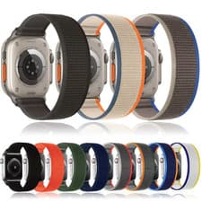 Image of For Apple Watch Strap Series 11 10 9 8 7 Nylon Woven Band 38/40/41 42/44/45/46mm