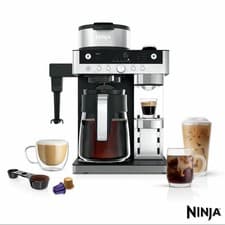 Image of Ninja Prestige DualBrew Coffee System CFN802UK Filter Capsule Maker Black Plus