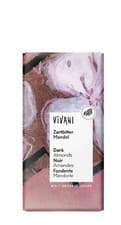 Image of Vivani Dark with Almonds Chocolate 100g x Pack of 10