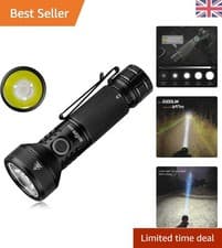Image of Compact 2100 Lumen Rechargeable Flashlight - Perfect for Hiking & Emergencies