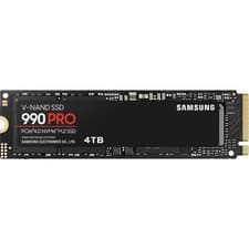 Image of Samsung 990 PRO(MZ-V9P4T0BW ) 4TB NVMe SSD, PCIe Gen4, M.2 Interface, 2280