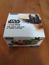 Image of Disney Star Wars (The Mandalorian) The Child Egg Cup A Toast Cutter By Paladone.