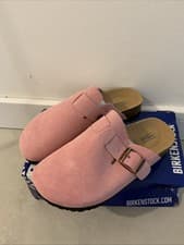 Image of Birkenstock Boston Clogs Size 5 Pink Brand New In Box