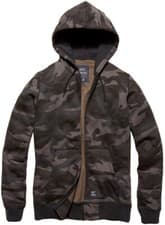 Image of Vintage Industries Hoodie Redstone Hooded Sweatshirt Dark Camo
