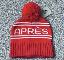 Image of ‘Vintage Retro Style' Apres Ski Design Bobble Beanie Hat