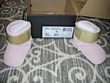Image of OMG*BRANDNEW w/BOX*AUTHENTIC*UGG AUSTRALIA*INFANT GIRL*JESSE BOW BOOTIES*SZ 0/1