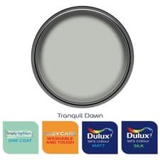 Image of Dulux Paint Tranquil Dawn Matt or Silk Emulsion Various Finishes 2.5 Litres