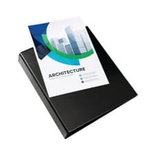 Image of Elba Panorama 65mm Presentation Lever Arch File A4 Black (5 Pack) 400008439