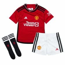 Image of Manchester United Football Kit Adidas Home Kit Shirt Shorts & Socks 18-24 months