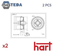 Image of 232 360 BRAKE DRUM PAIR SET REAR HART 2PCS NEW OE REPLACEMENT