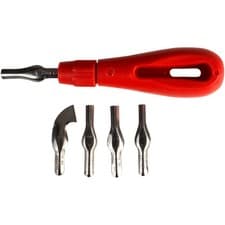 Image of Major Brushes Lino Cutter Handle with 5 Cutters