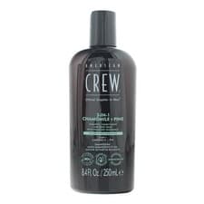 Image of American Crew 3-In-1 Chamomile & Pine Shampoo, Conditioner & Body Wash 250ml
