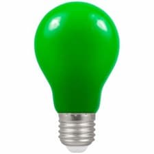 Image of LED Crompton Coloured GLS IP65 GREEN 1.5W ES E27 4139