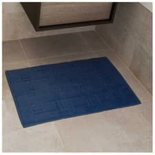 Image of BATH MAT 100% COTTON MODERN BATHROOM TOWEL RUG BATH MATT 50cm x 80cm THICK