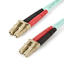 Image of StarTech.com 5m 16.4ft LC/UPC to LC/UPC OM4 Multimode Fiber Optic Cable 50/125�m