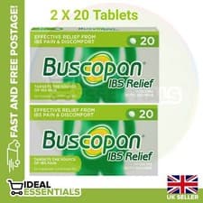 Image of Buscopan IBS Relief Tablets. Effective Relief From IBS Pain & Discomfort -2 X 20