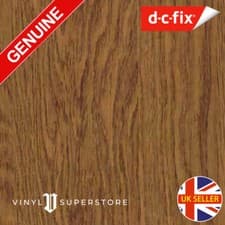 Image of D-C FIX WILD OAK WOOD STICKY BACK PLASTIC SELF ADHESIVE VINYL FILM 67.5cm