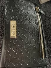 Image of Guess Black Clutch Bag