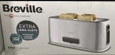 Image of Breville Edge Collection Silver 4-Slice Toaster Extra Long Slots