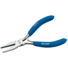 Image of Draper Carbon Steel Flat Nose Pliers 125mm double leaf springs 60741