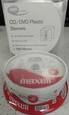 Image of Maxell DVD-R Recordable Blank DVD-R Discs Pack 25 Shrink-Wrap 4.7GB 120mins 16x